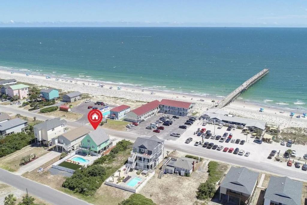 Villa Pool Haven Ocean View Oak Island Esterno foto
