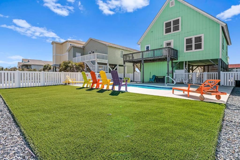 Villa Pool Haven Ocean View Oak Island Esterno foto